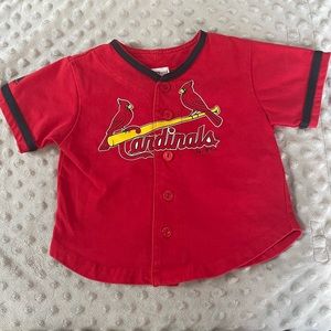 Toddlers Cardinal baseball jersey